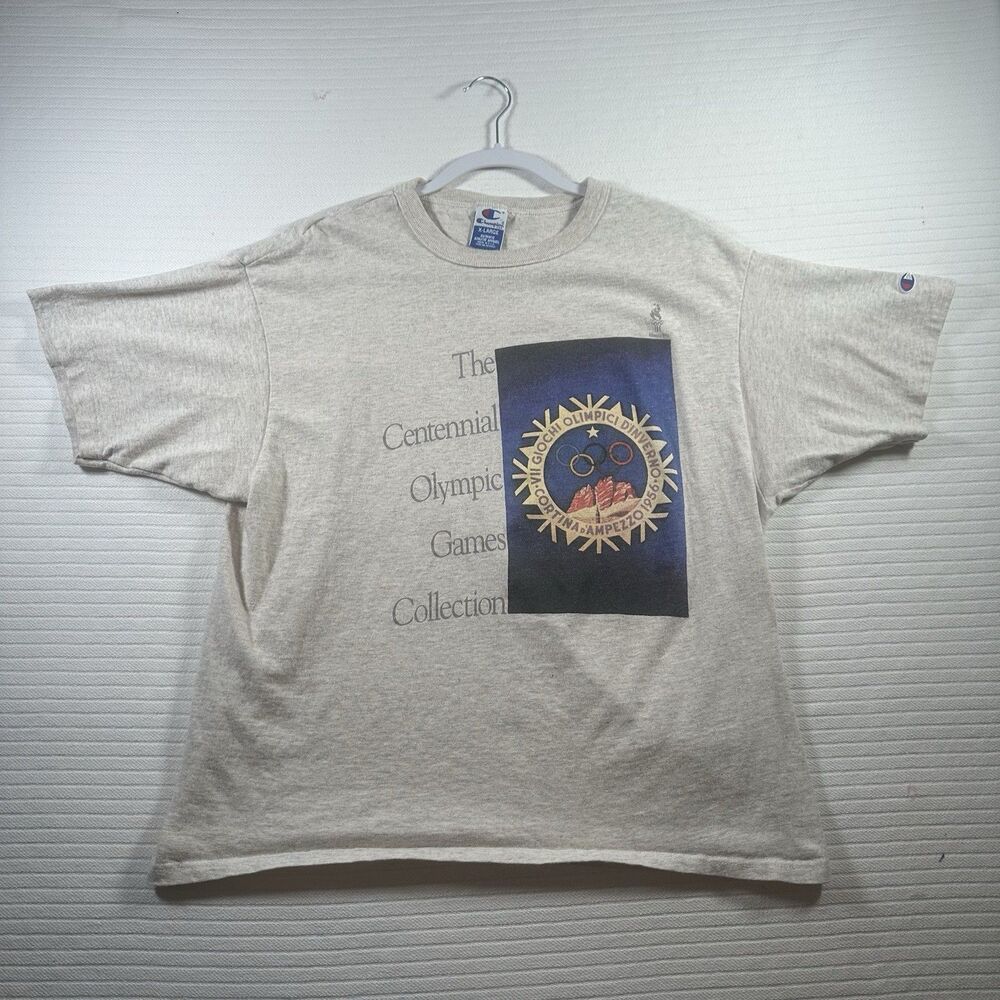 Vintage Champion Men’s XL Olympic Games T Shirt 1996 Centennial Graphic USA